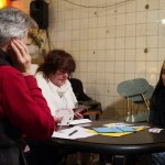 Konzentration am Bridgetisch