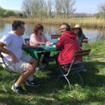 Bridgetisch beim Ausflug des BC Gegenspiel 2018